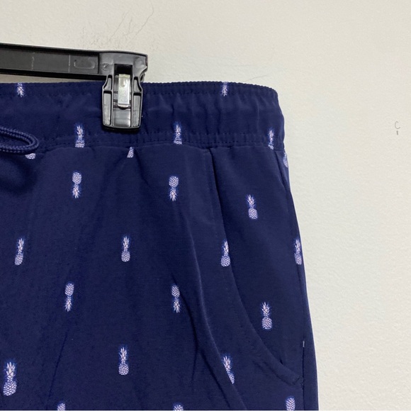 Essex crossing men’s shorts Navy pineapple print size 2 X - Picture 4 of 7
